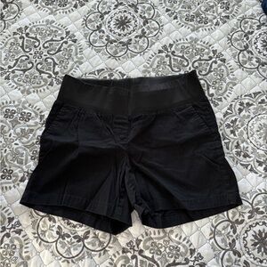 Black Loft size 12 maternity shorts
